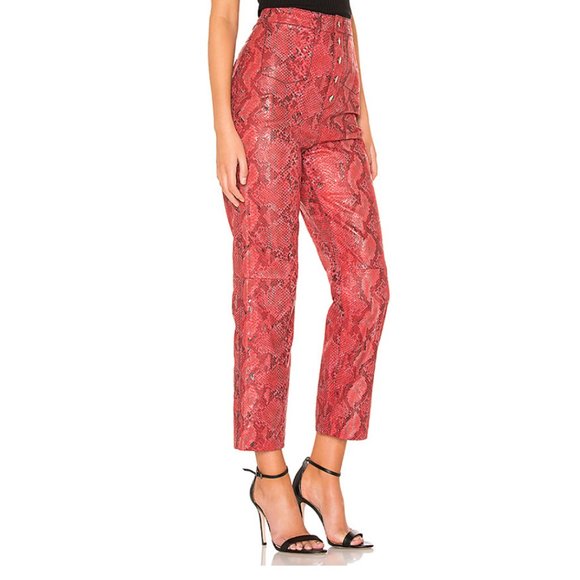 ❌ SOLD ❌ The Serpent Leather Pant by L'Academie size XS - Picture 2 of 10